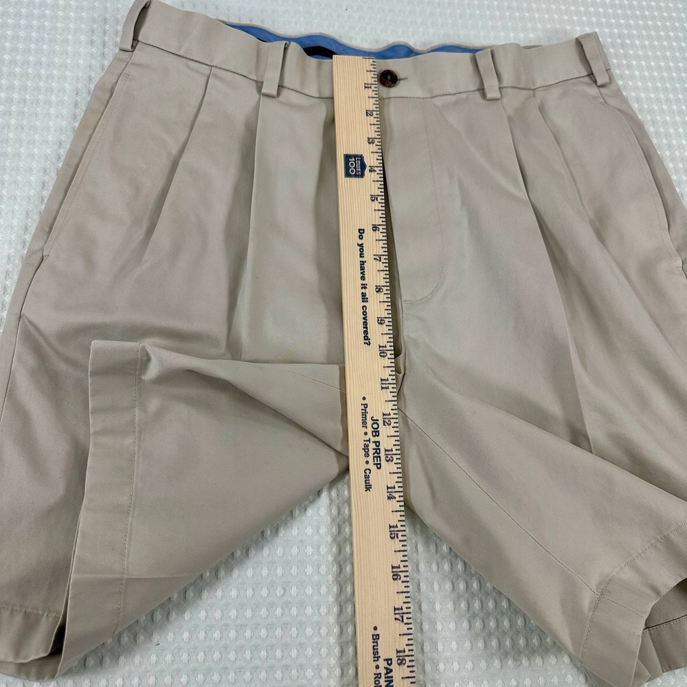 Brooks Brothers‎ Advantage Chino Mens Shorts W35 Pleated Flat Light Weight READ - Picture 10 of 12